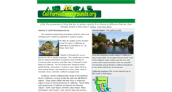 Desktop Screenshot of californiacampgrounds.org